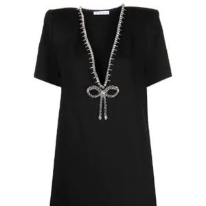 Gorgeous crystal bow dress